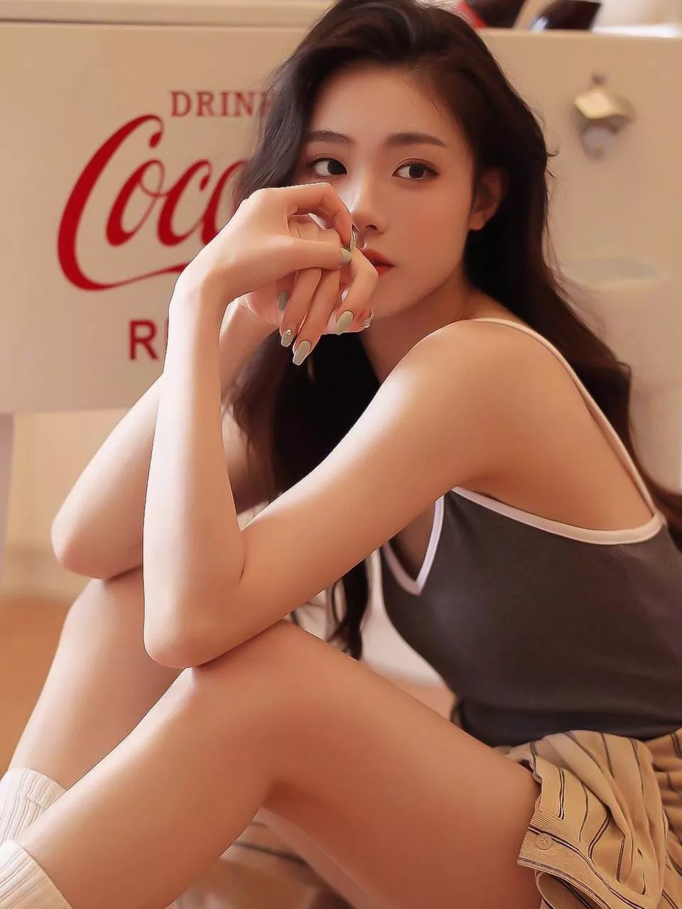 Coca-Cola beautiful woman