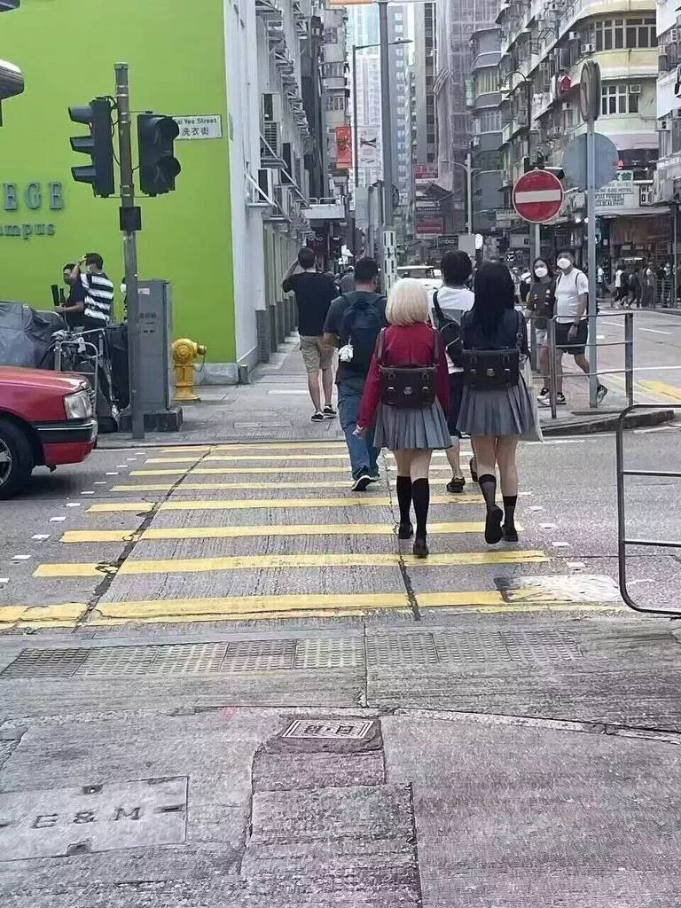 The streets of Hong Kong
