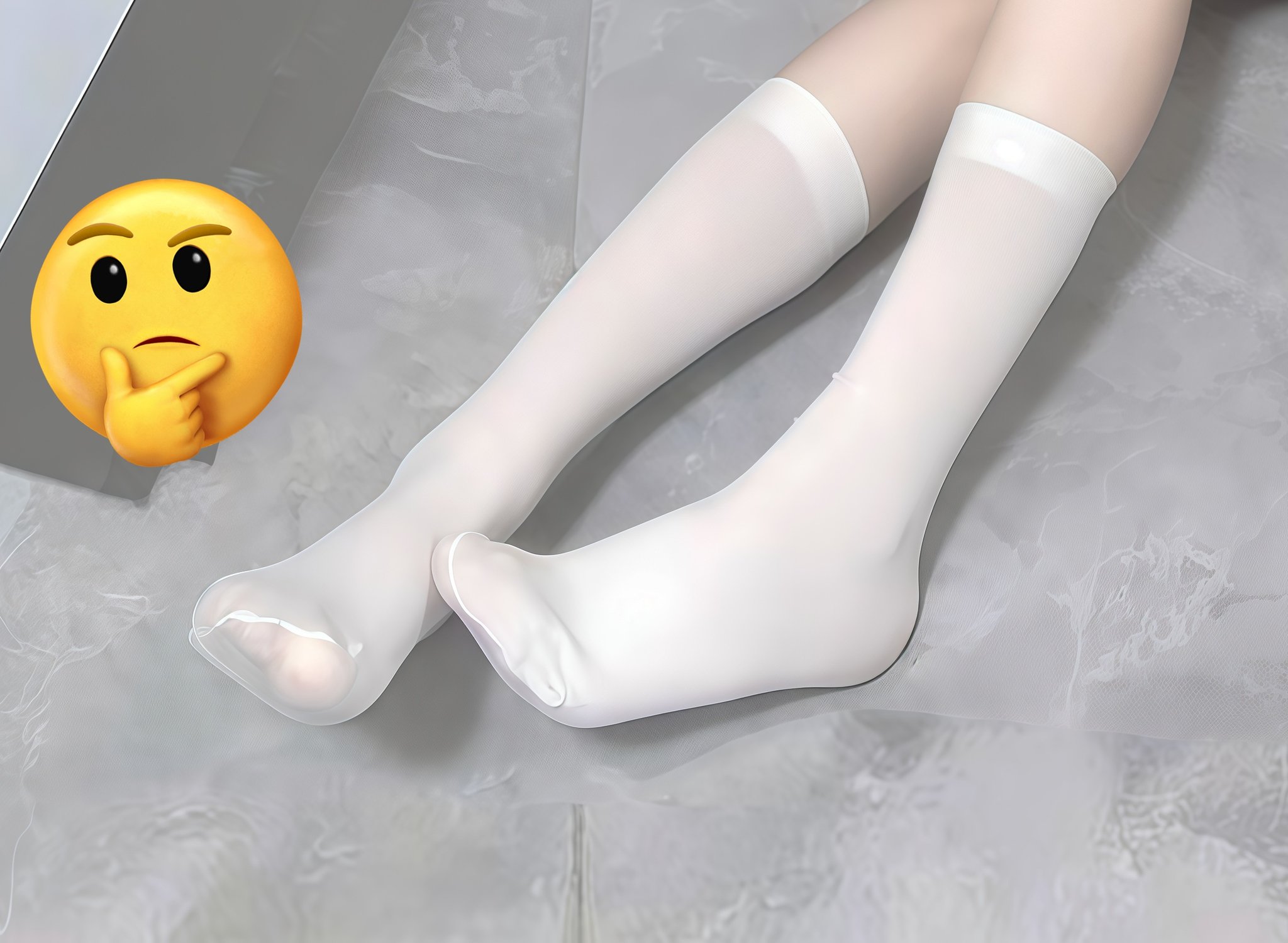 有思想的女人在她的脸上。