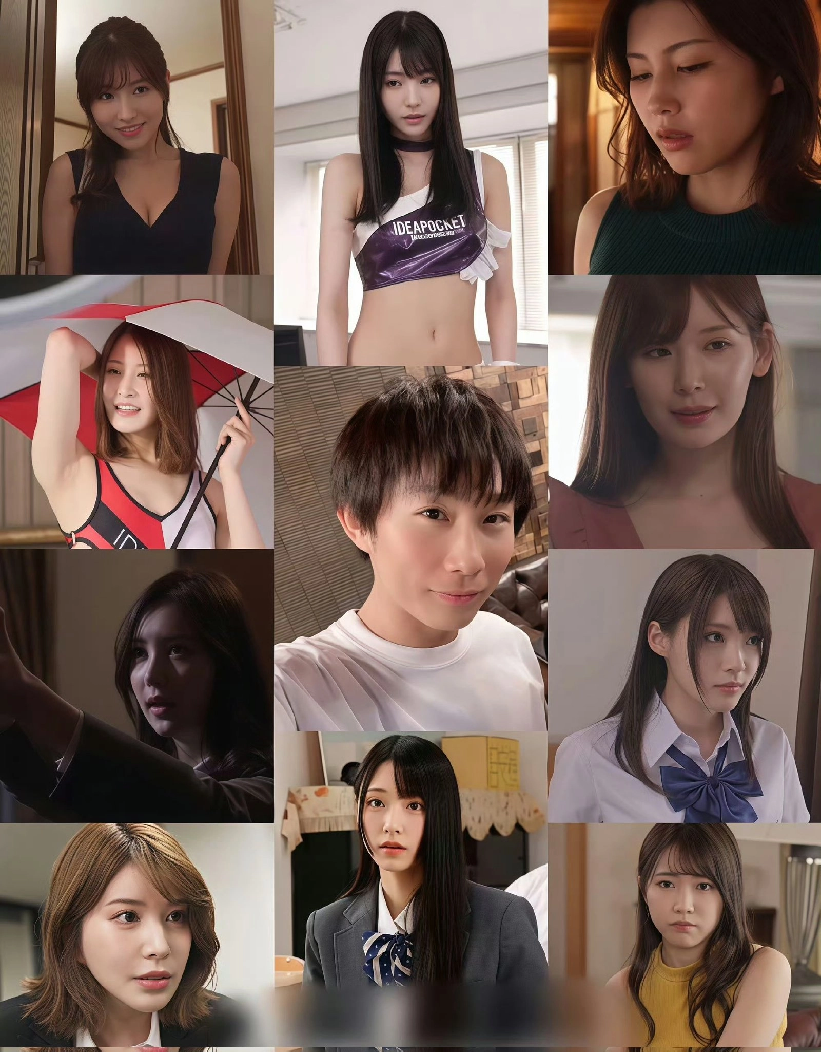 えーっと、桜空ももさん、明里つむぎさん、相沢みなみさん、河北彩花さんはわかった！！！←