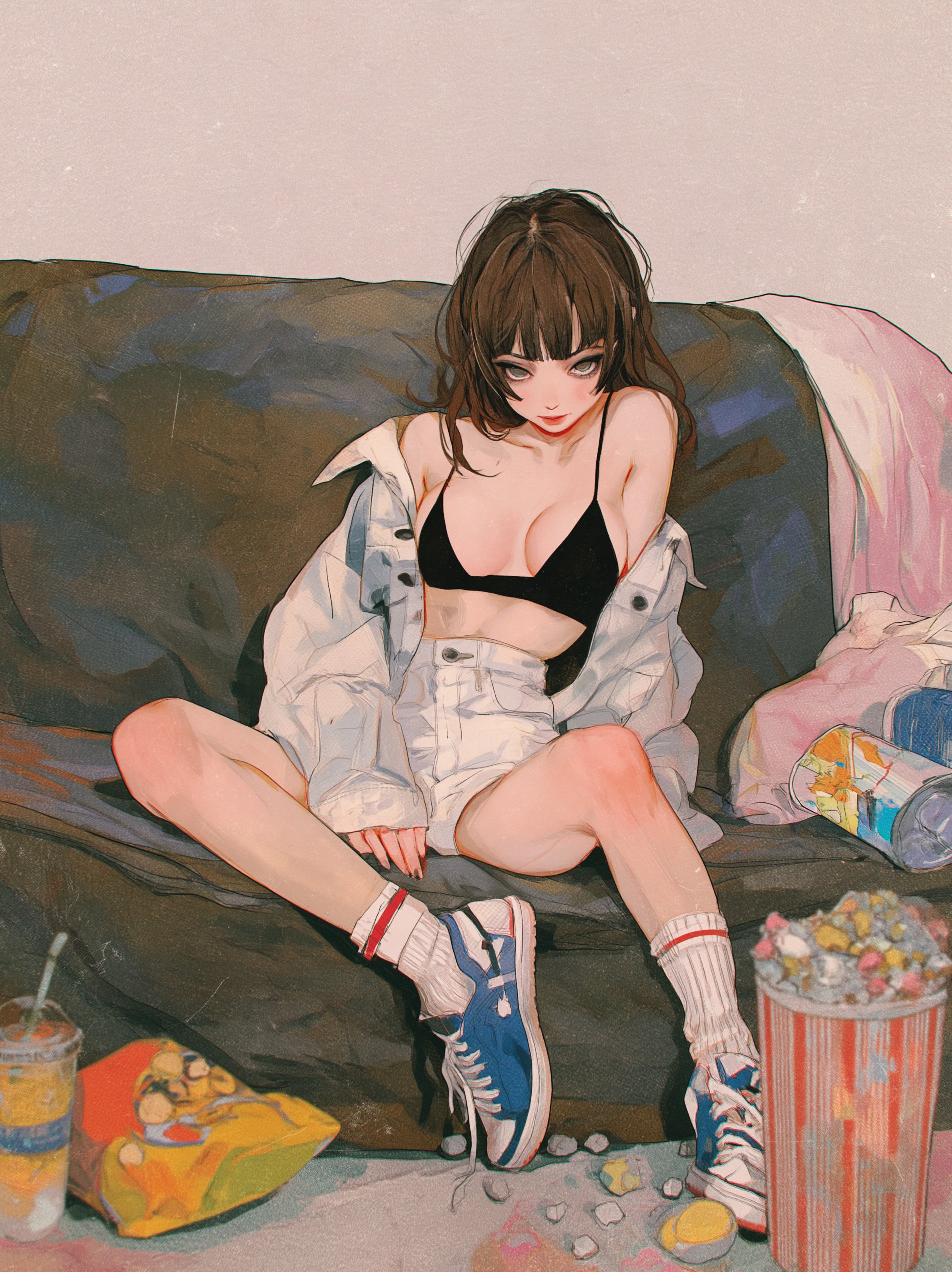 零食吃成渣，少女心还在线