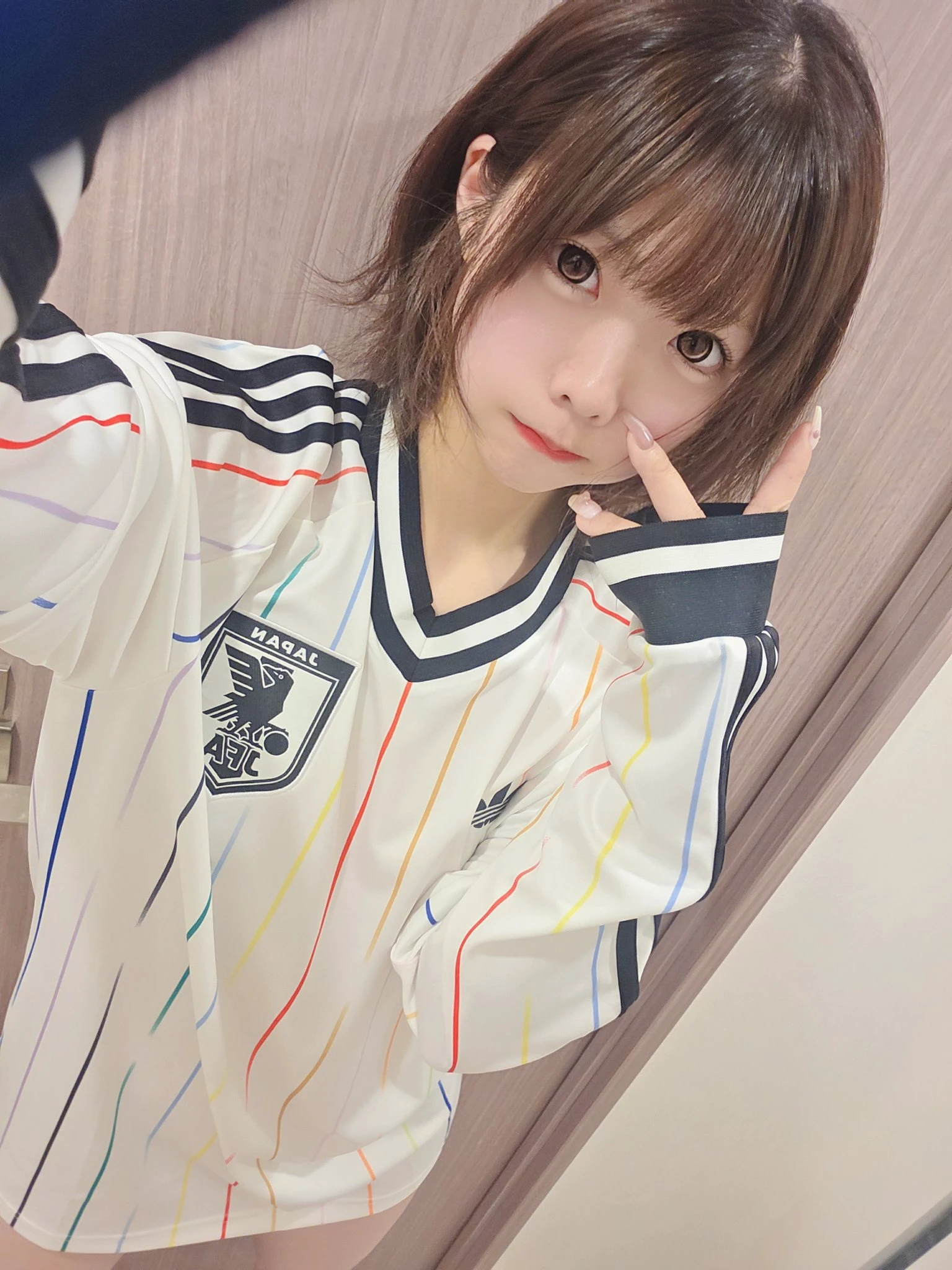 足球女孩自拍瞬间