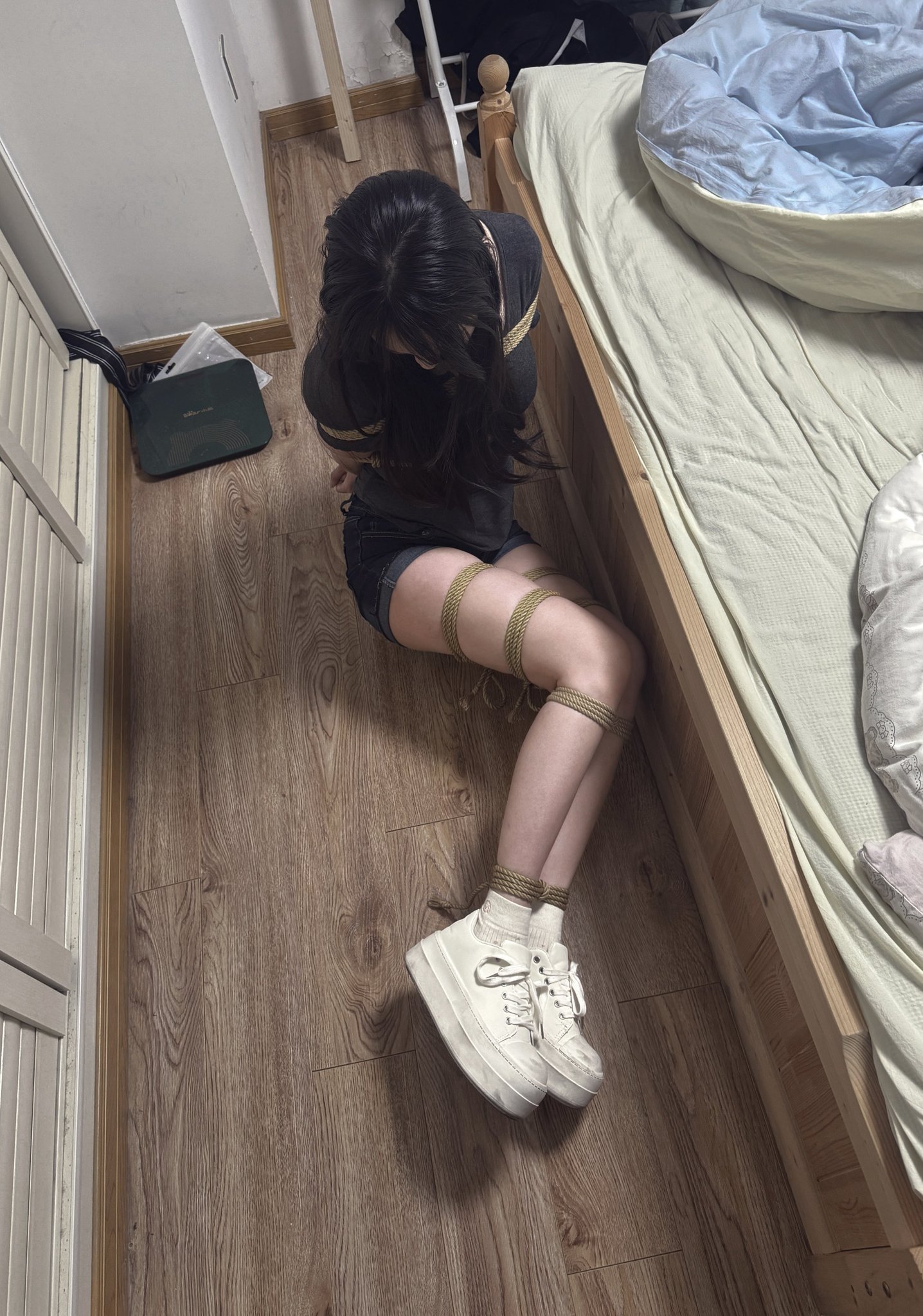 大型人体折叠现场