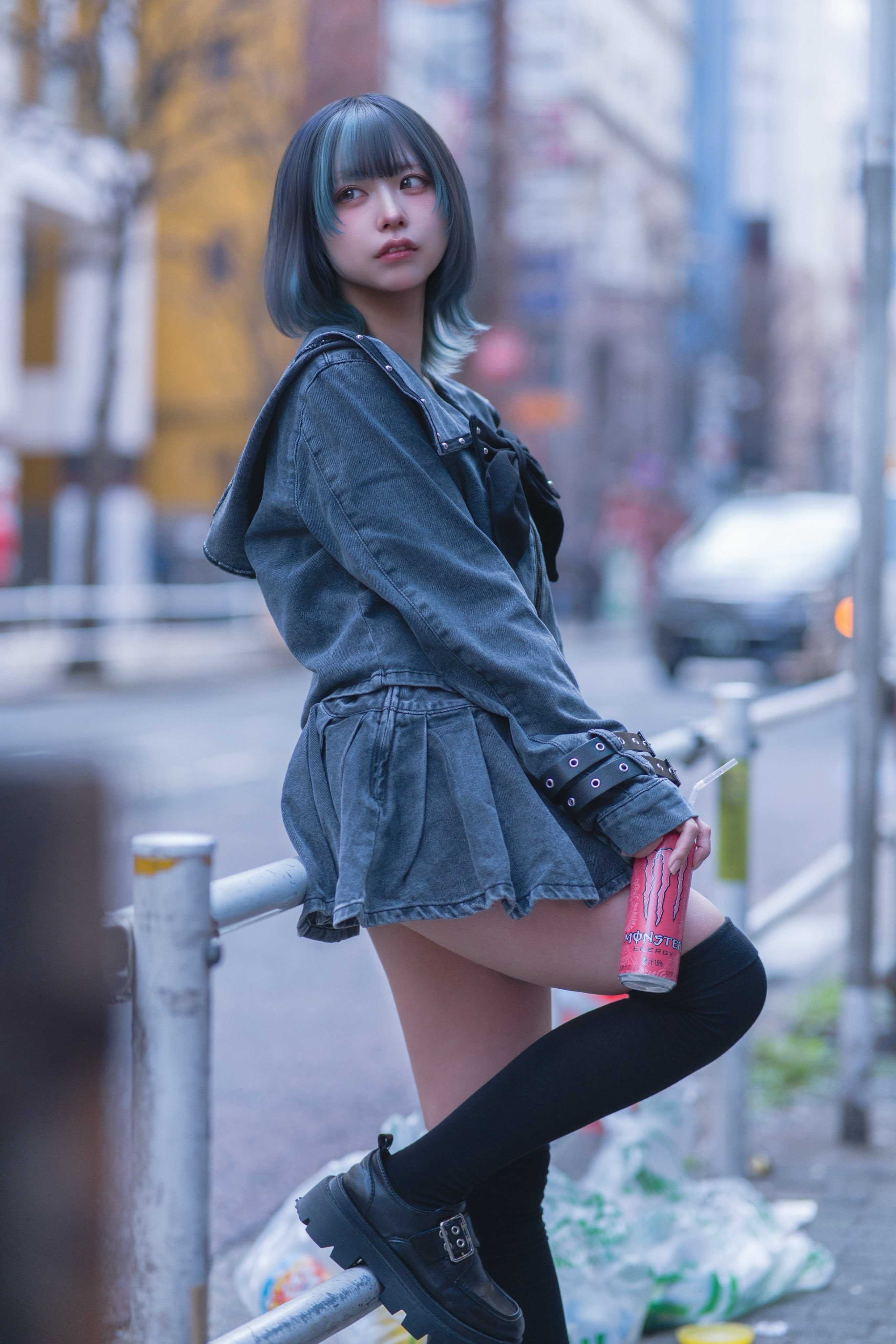 这腿长得有点犯规