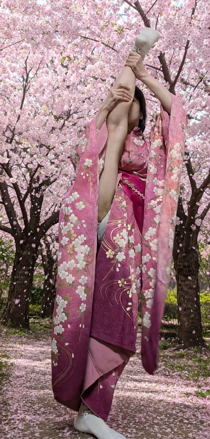 这届樱花赏析姿势太硬核