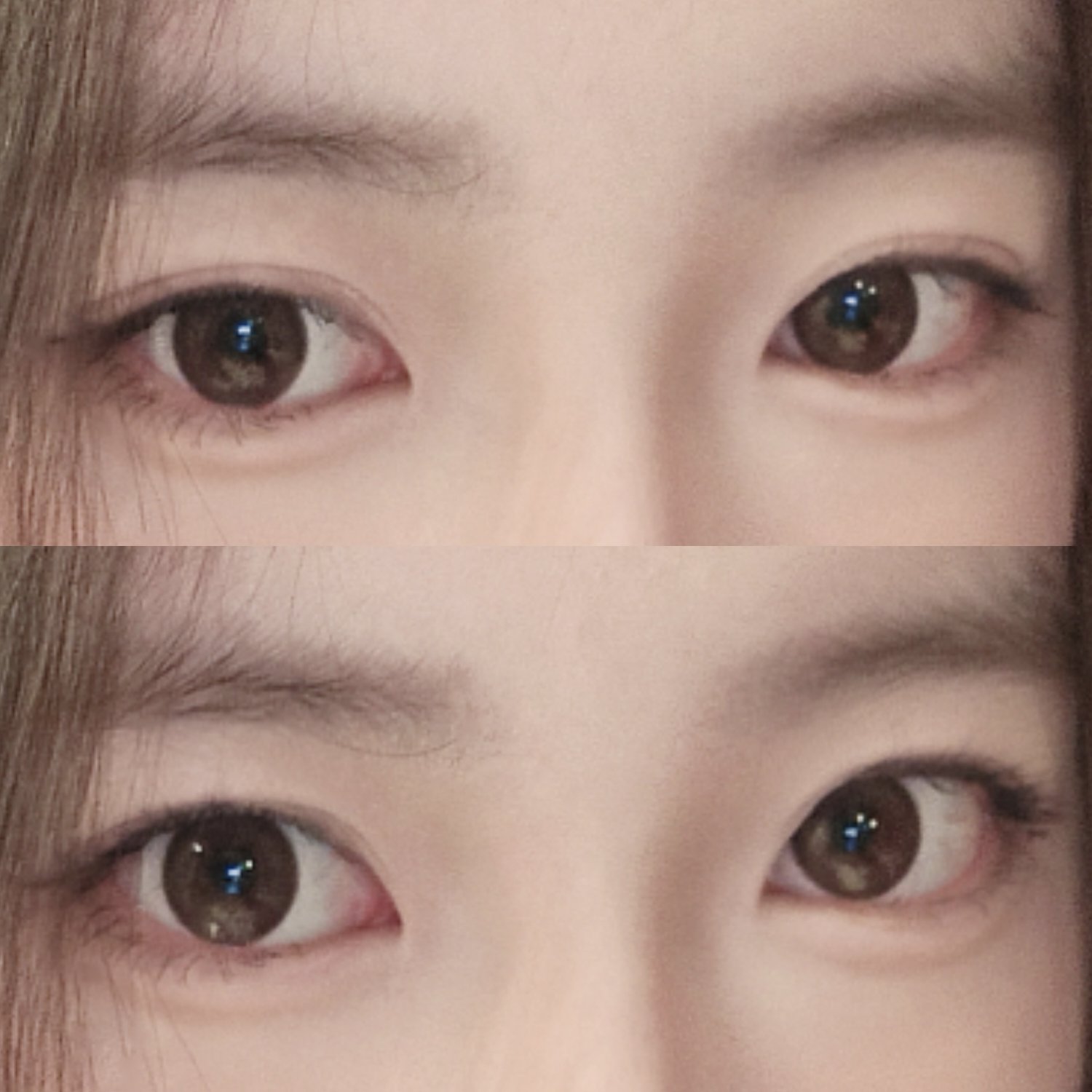 眼神逐渐清澈了