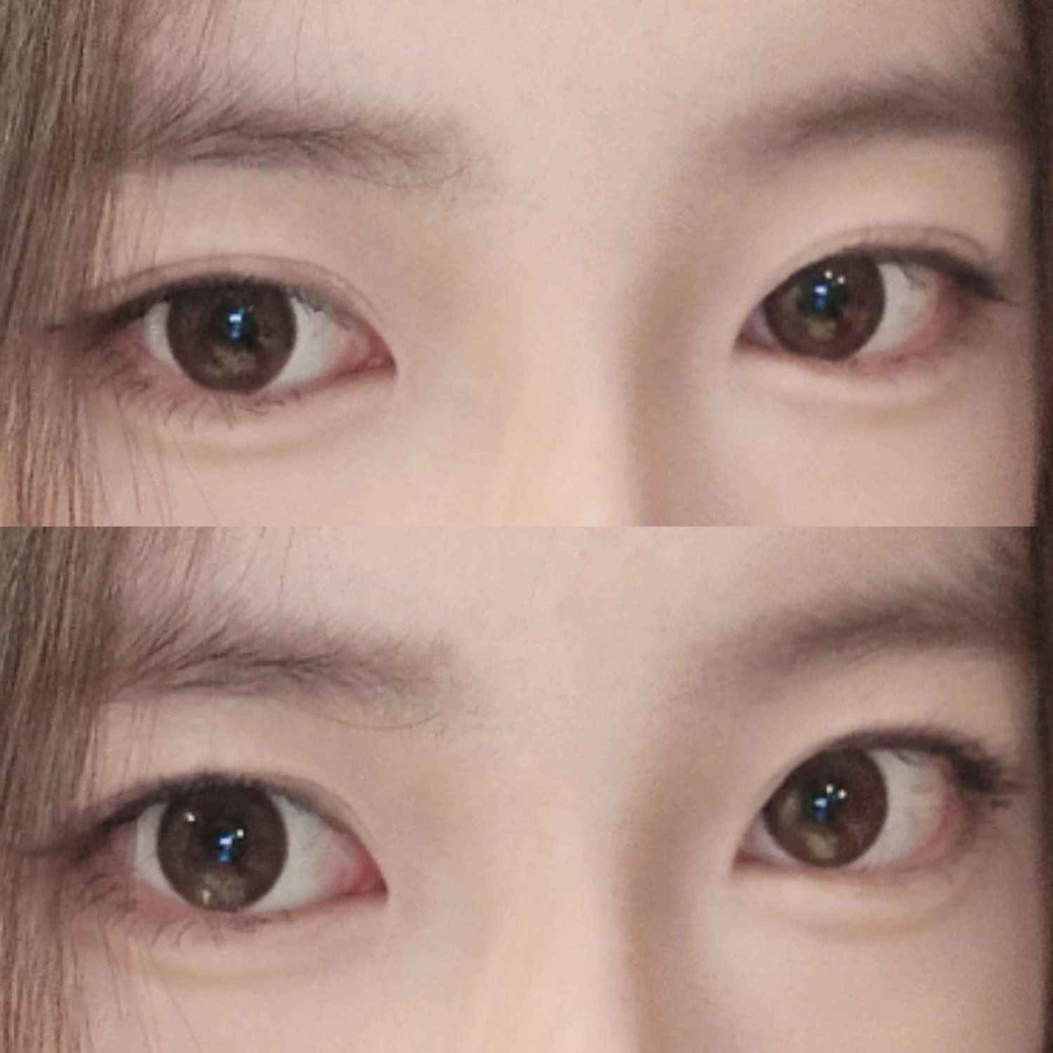 眼神逐渐清澈了