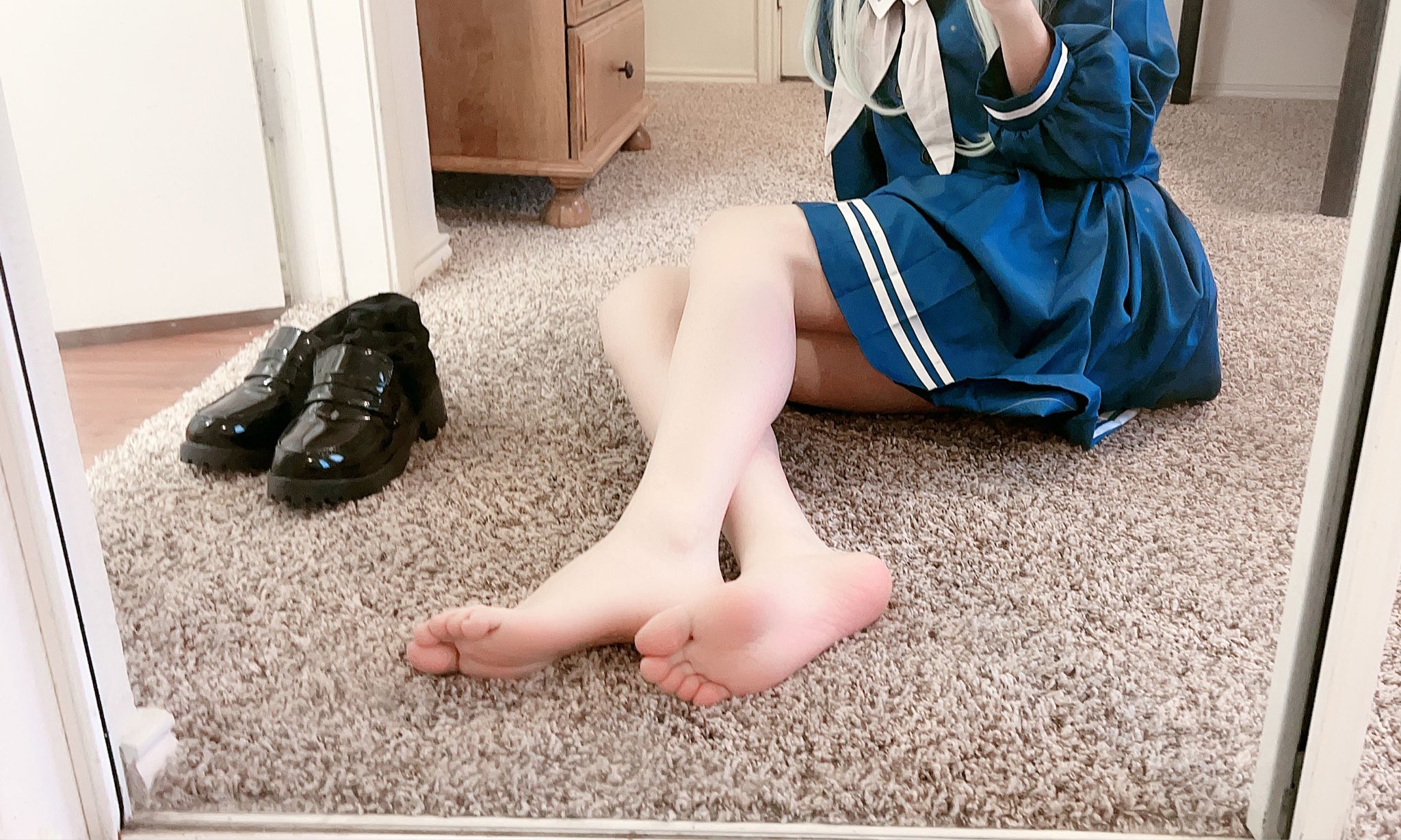 这就是传说中的脱鞋大法