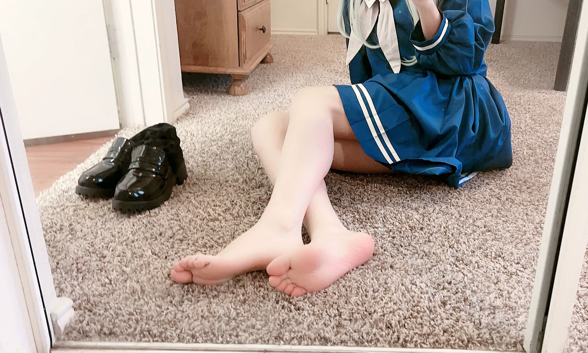 这就是传说中的脱鞋大法