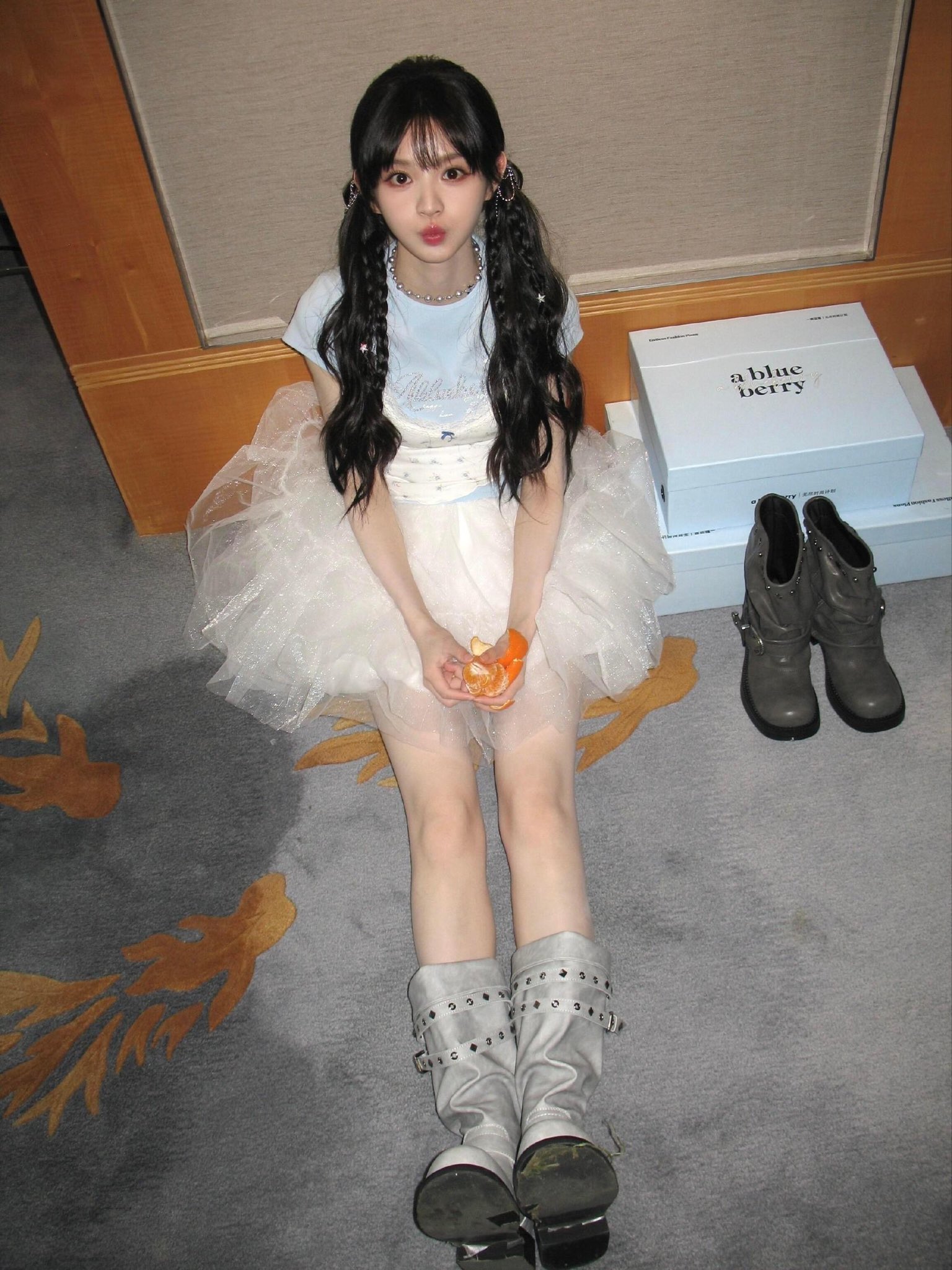 腿长到以为是假肢