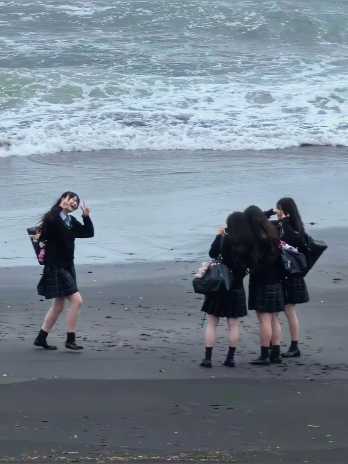 海边大型社恐现场