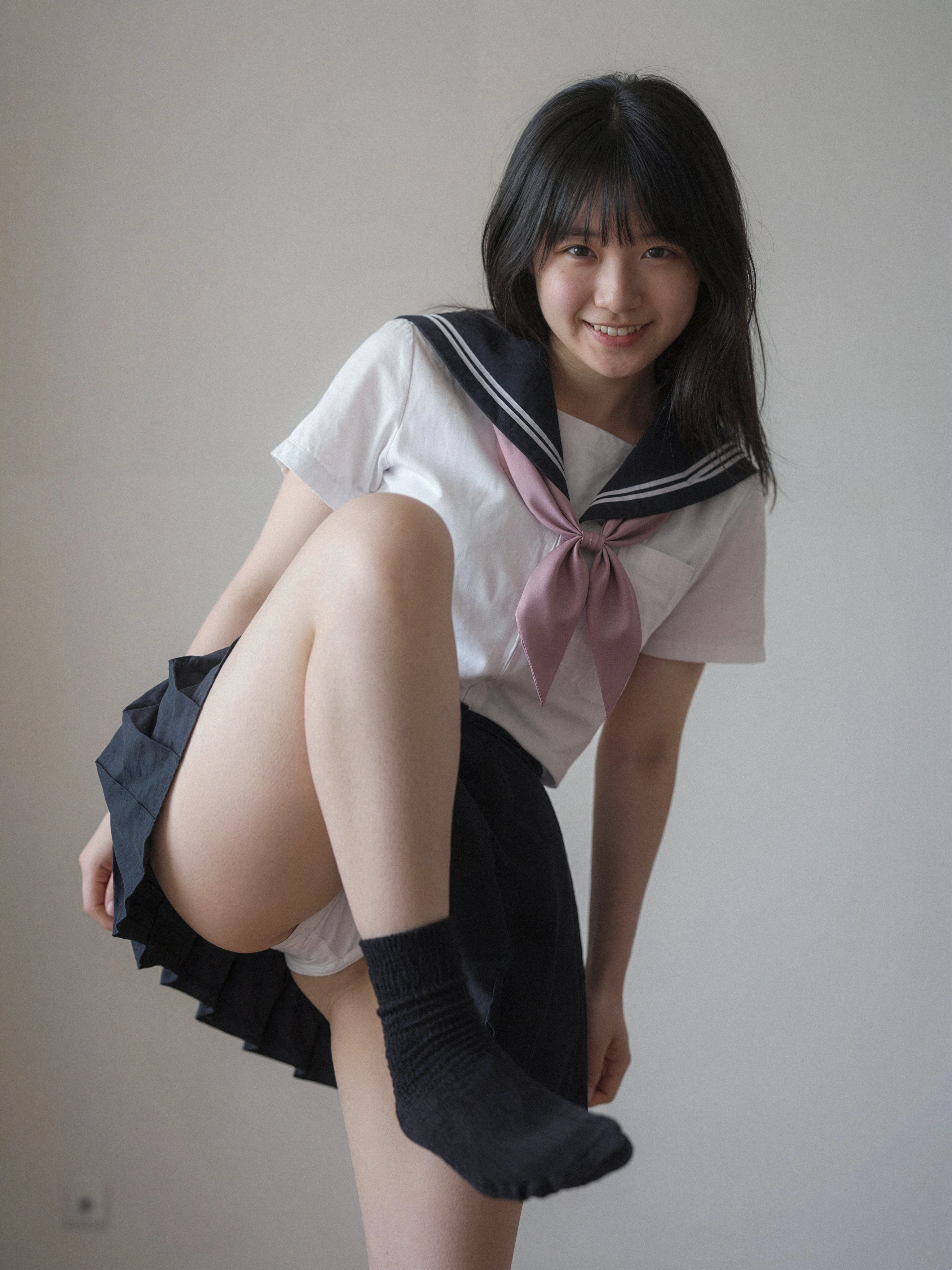 这腿长得有点犯规