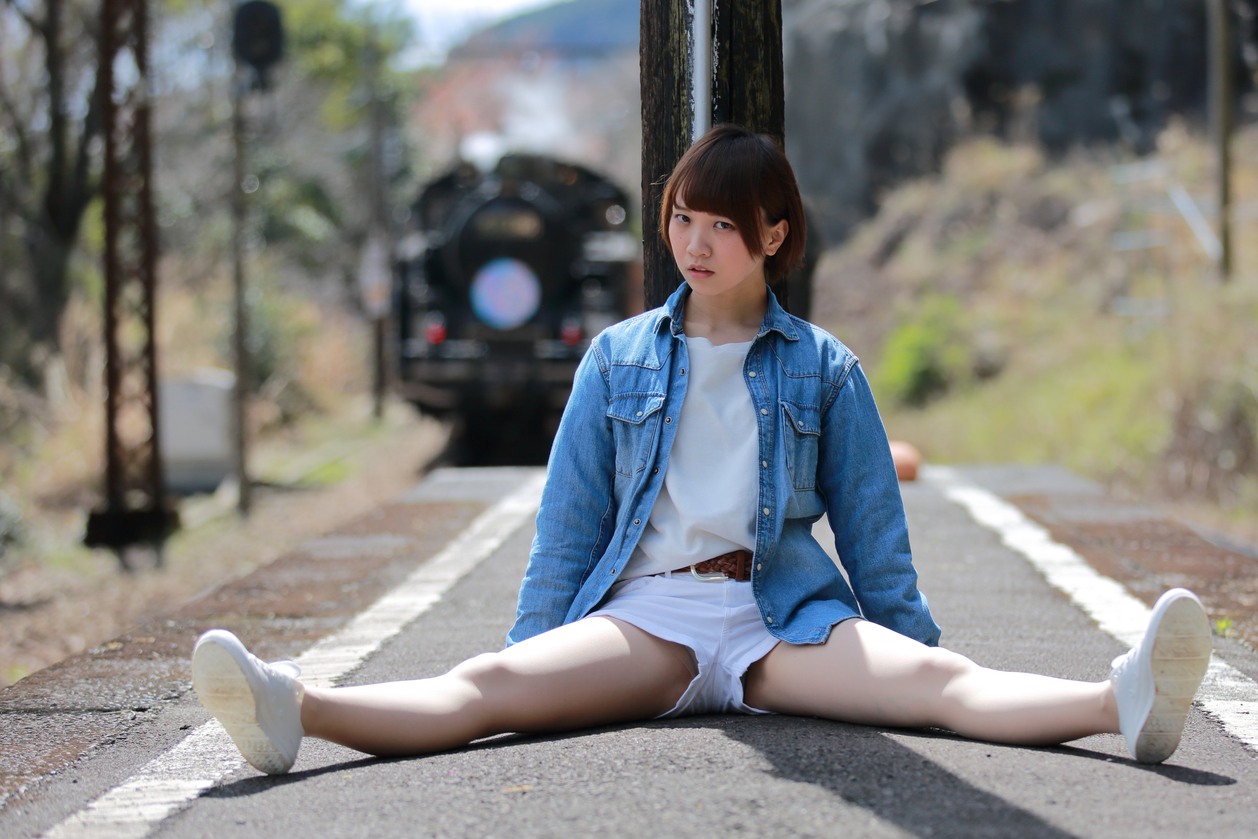 腿长到要去天边了