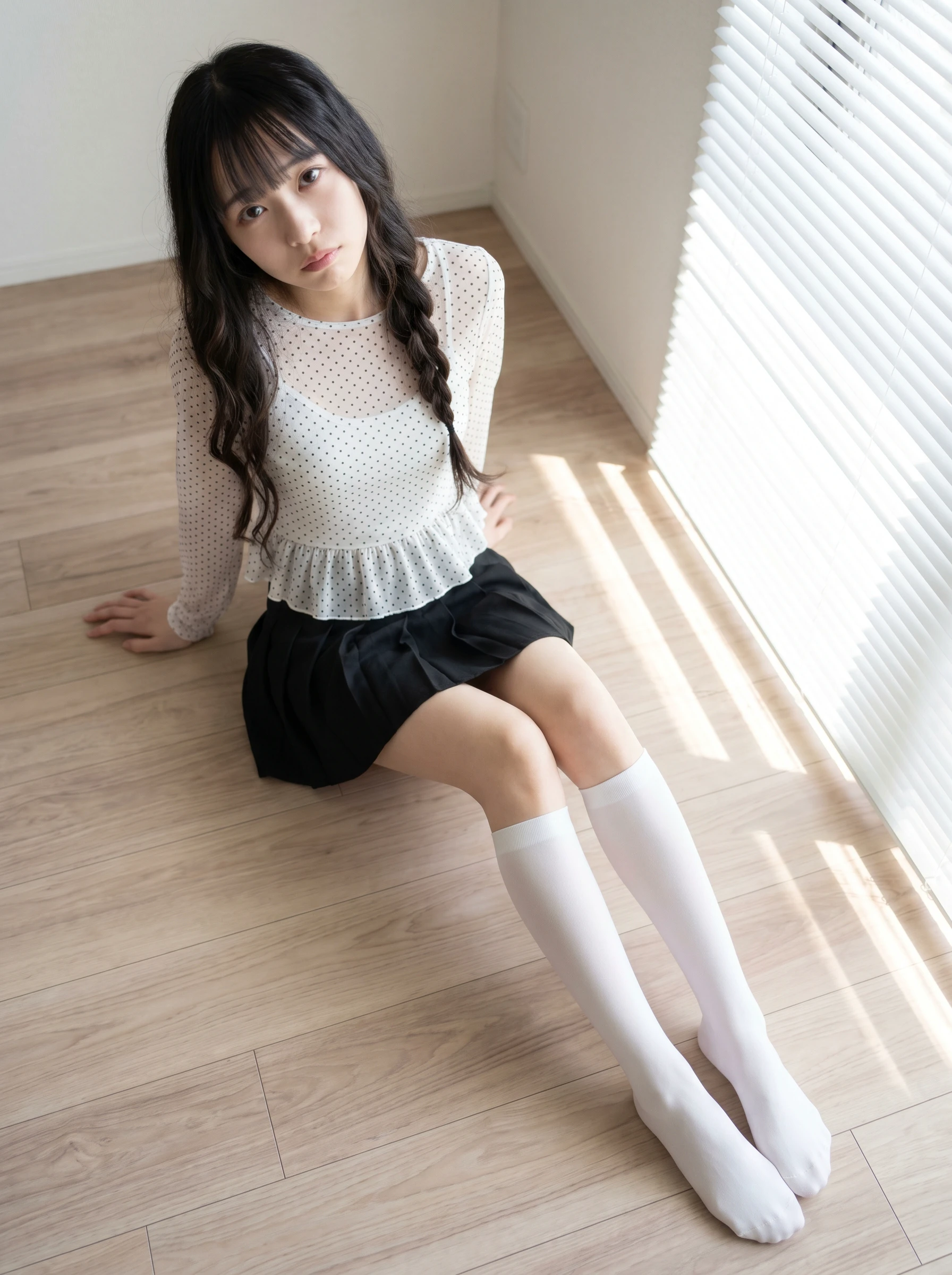 坐在地上等外卖