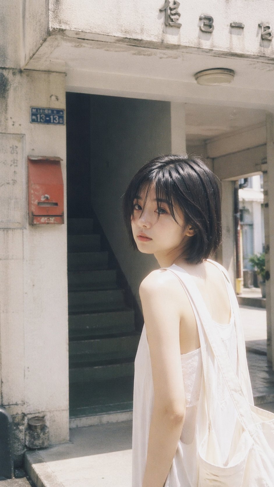 眼神清澈眼神里透着清纯