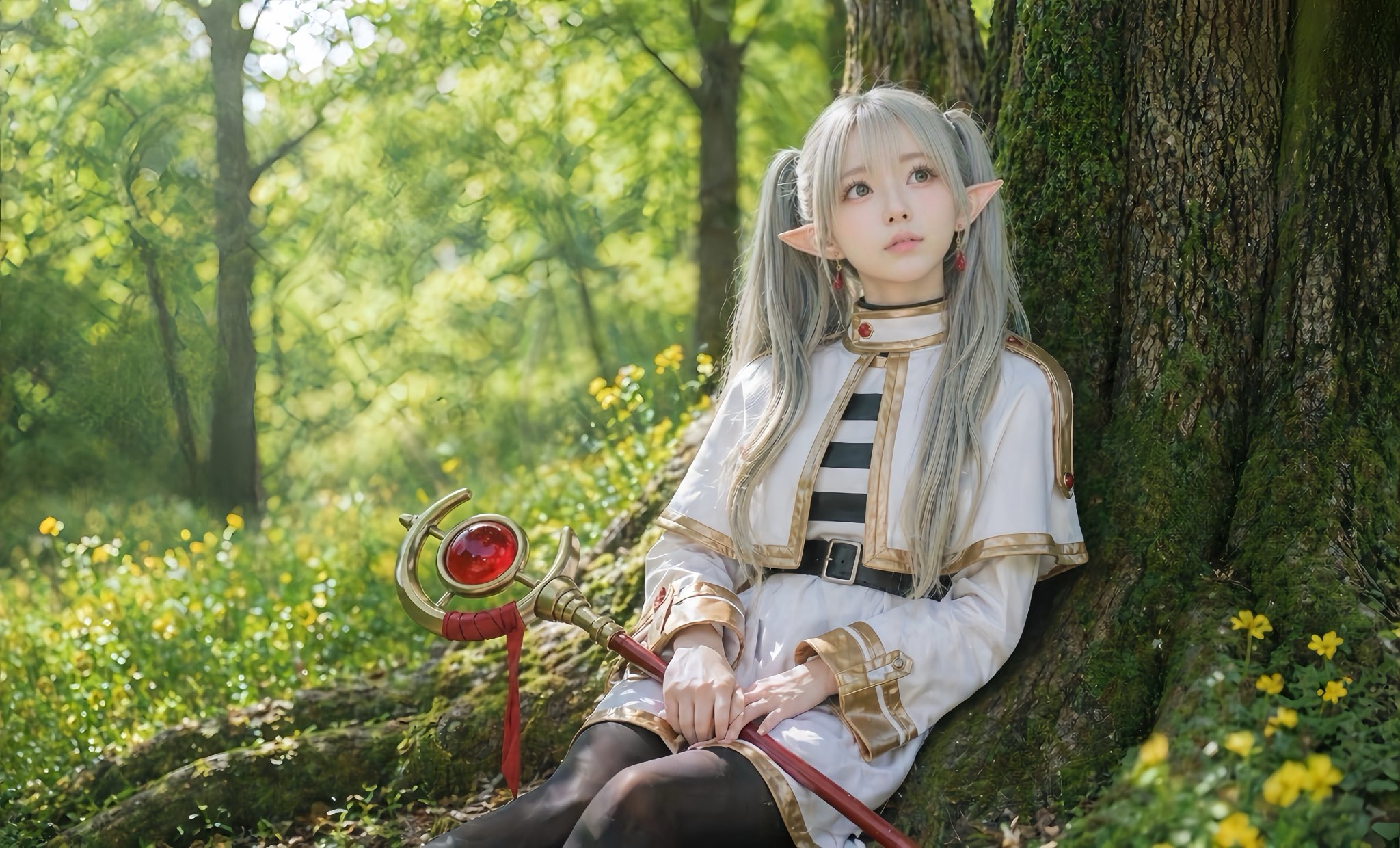 法杖太重差点没拿稳