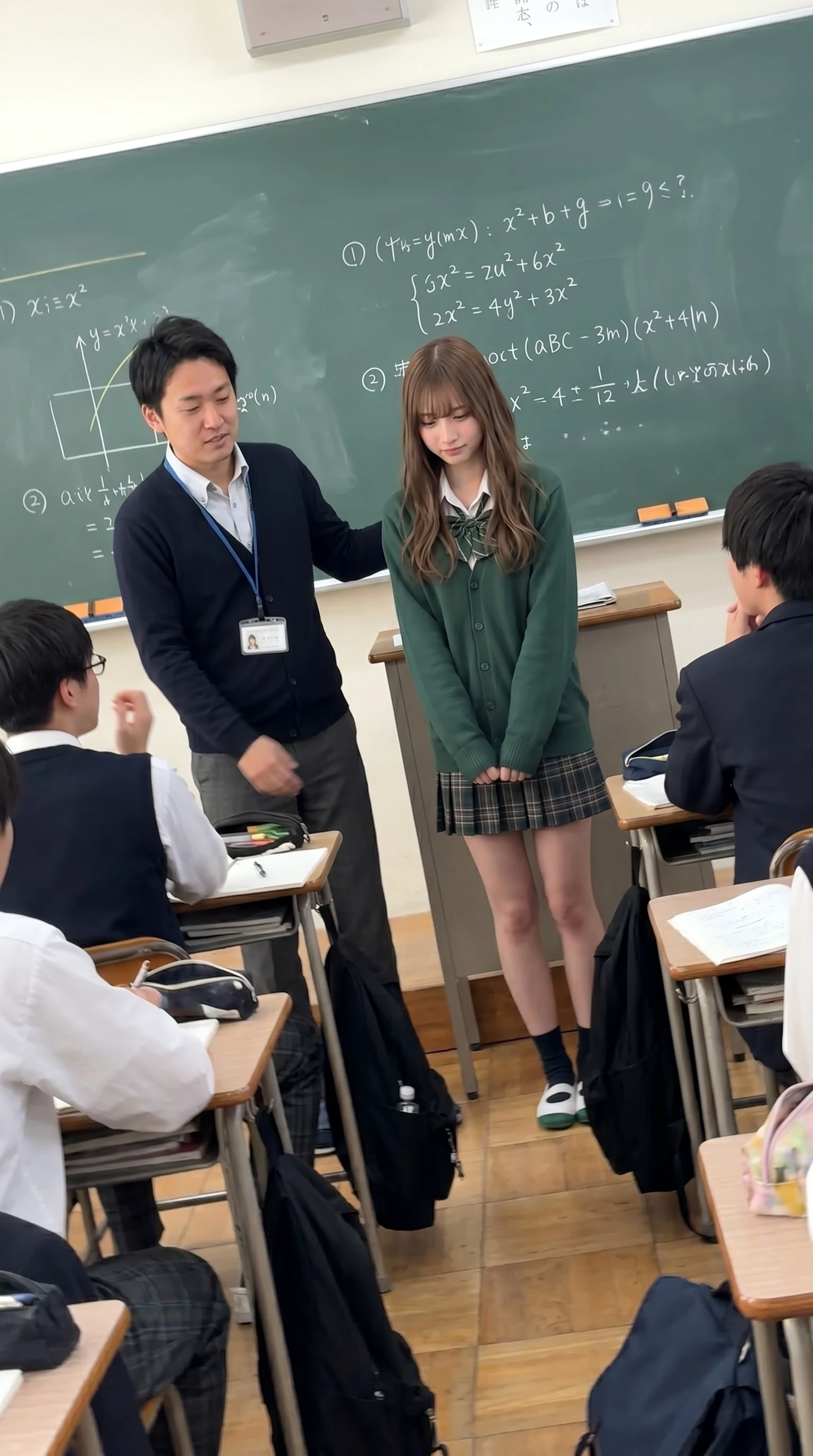 数学老师正在劝学