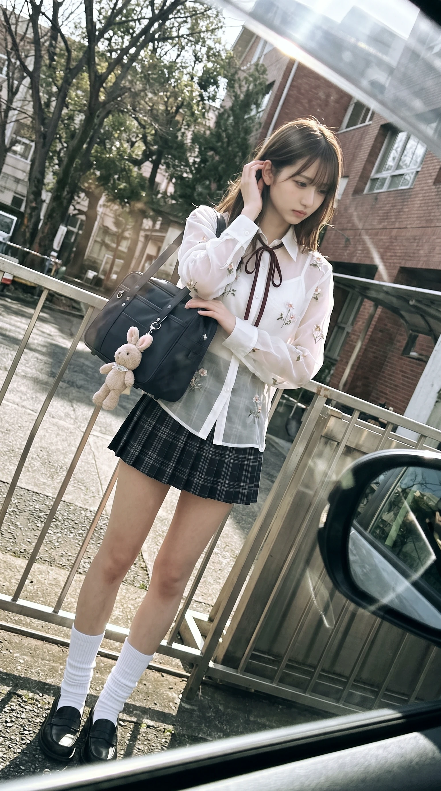还没走出校门心已飞走