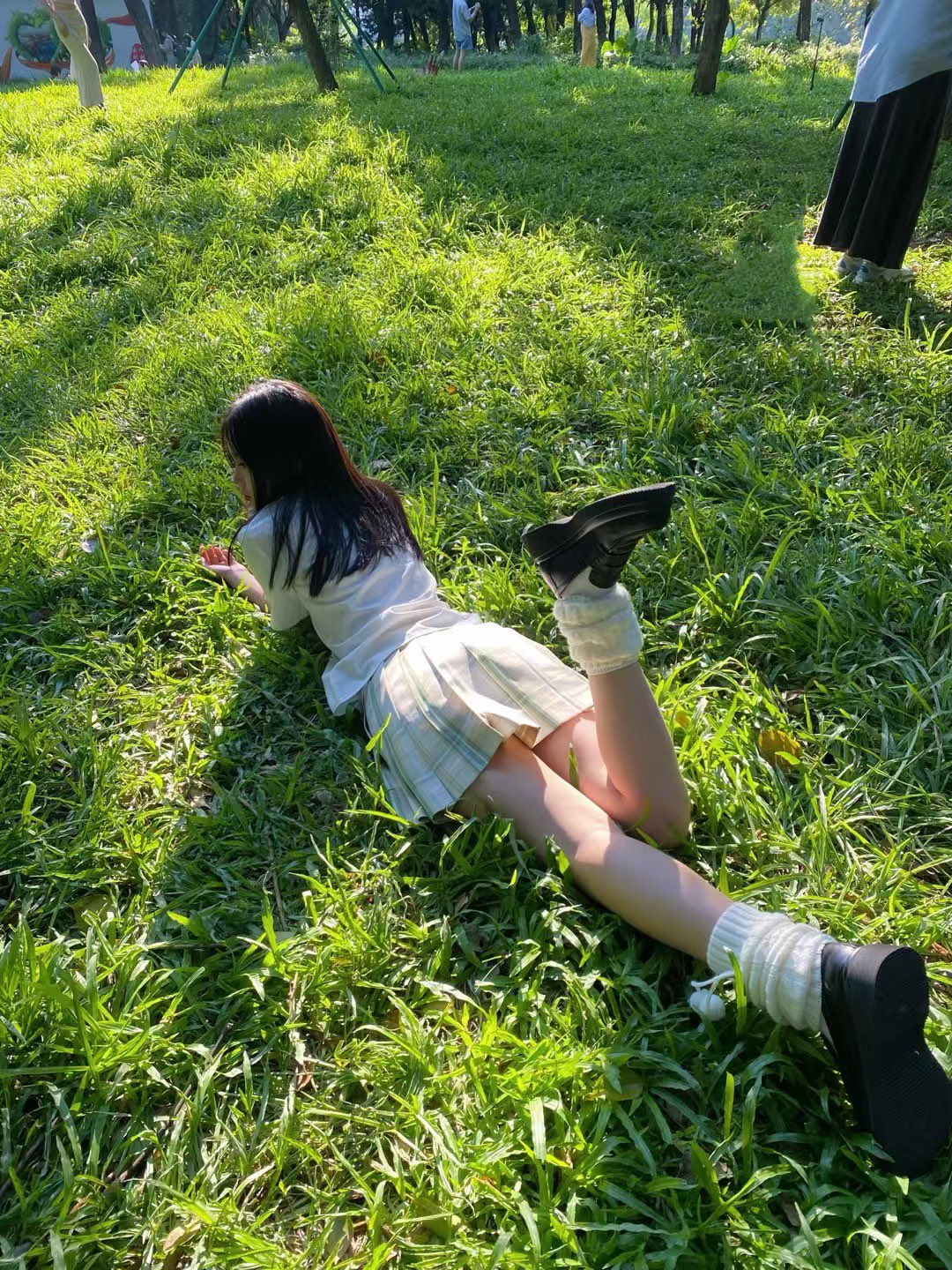 这腿长得有点离谱