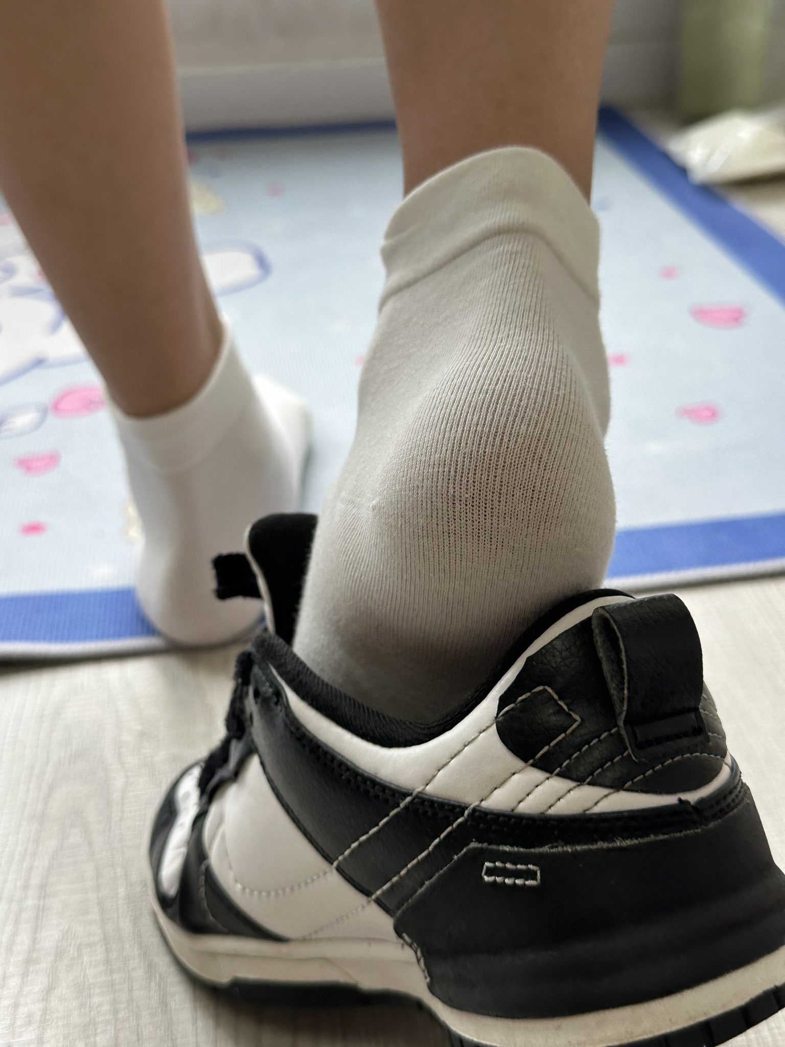 腿长到天际线去了