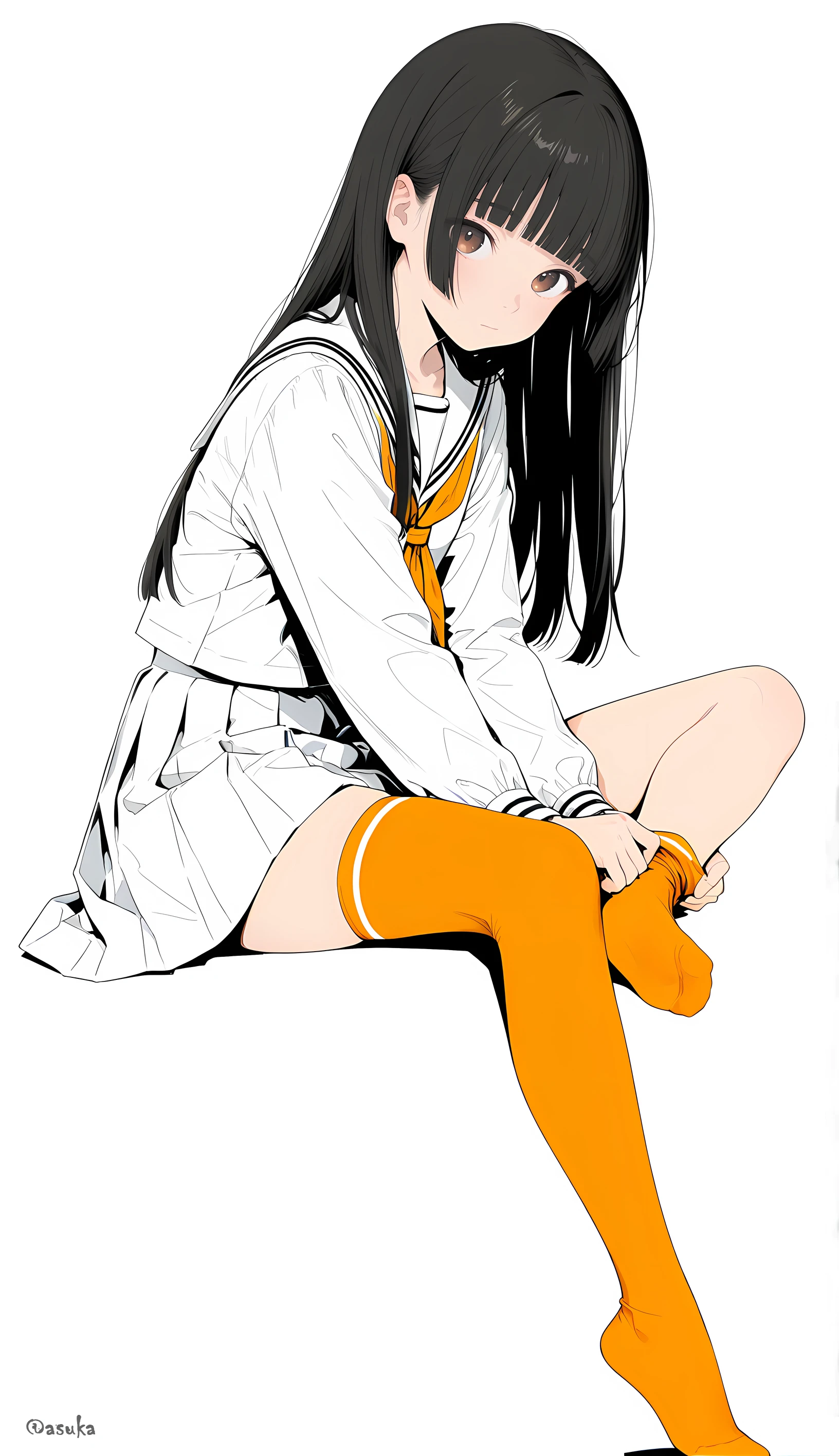 校服虽好腿更亮眼