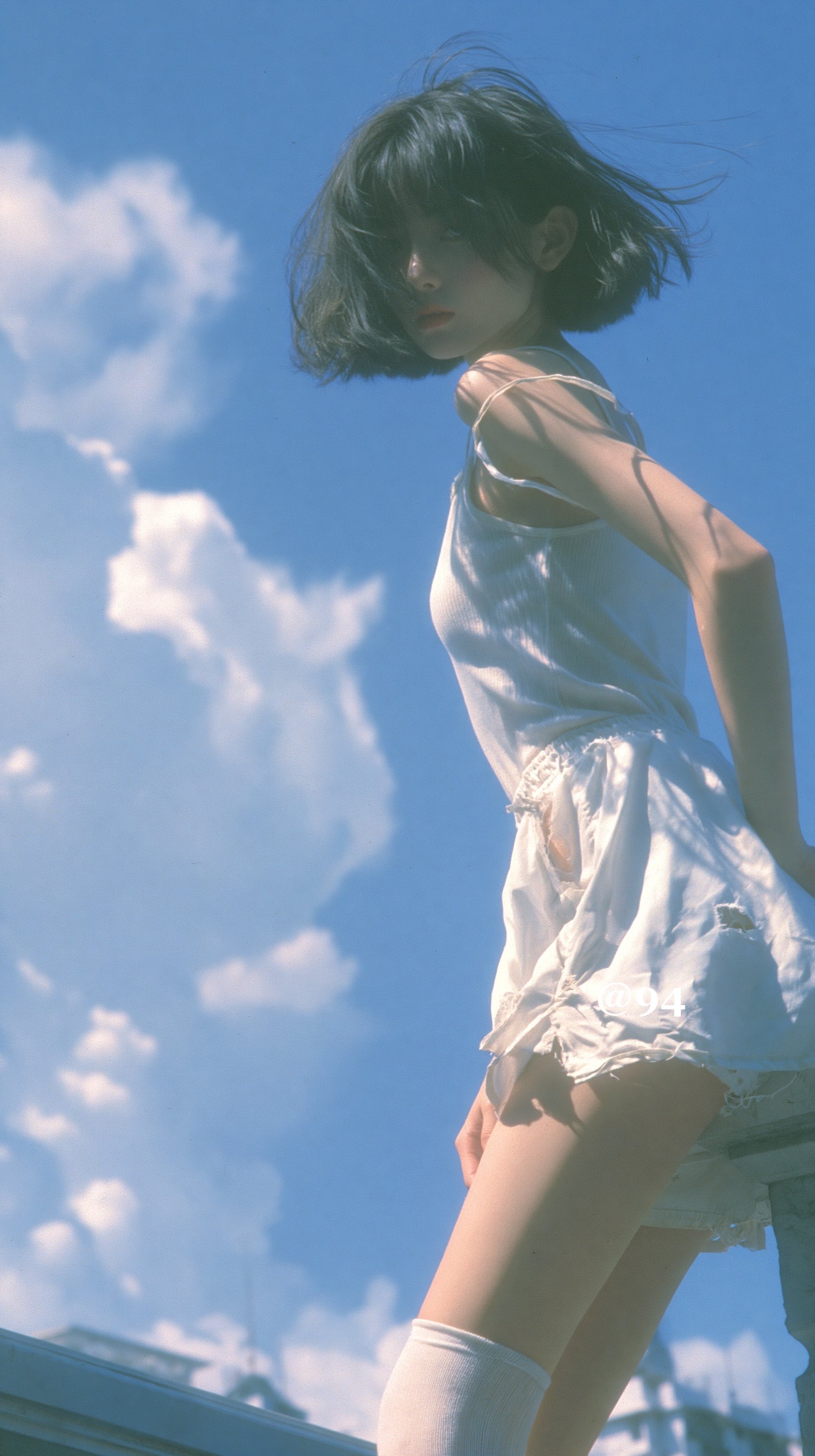 云朵在看美女发呆