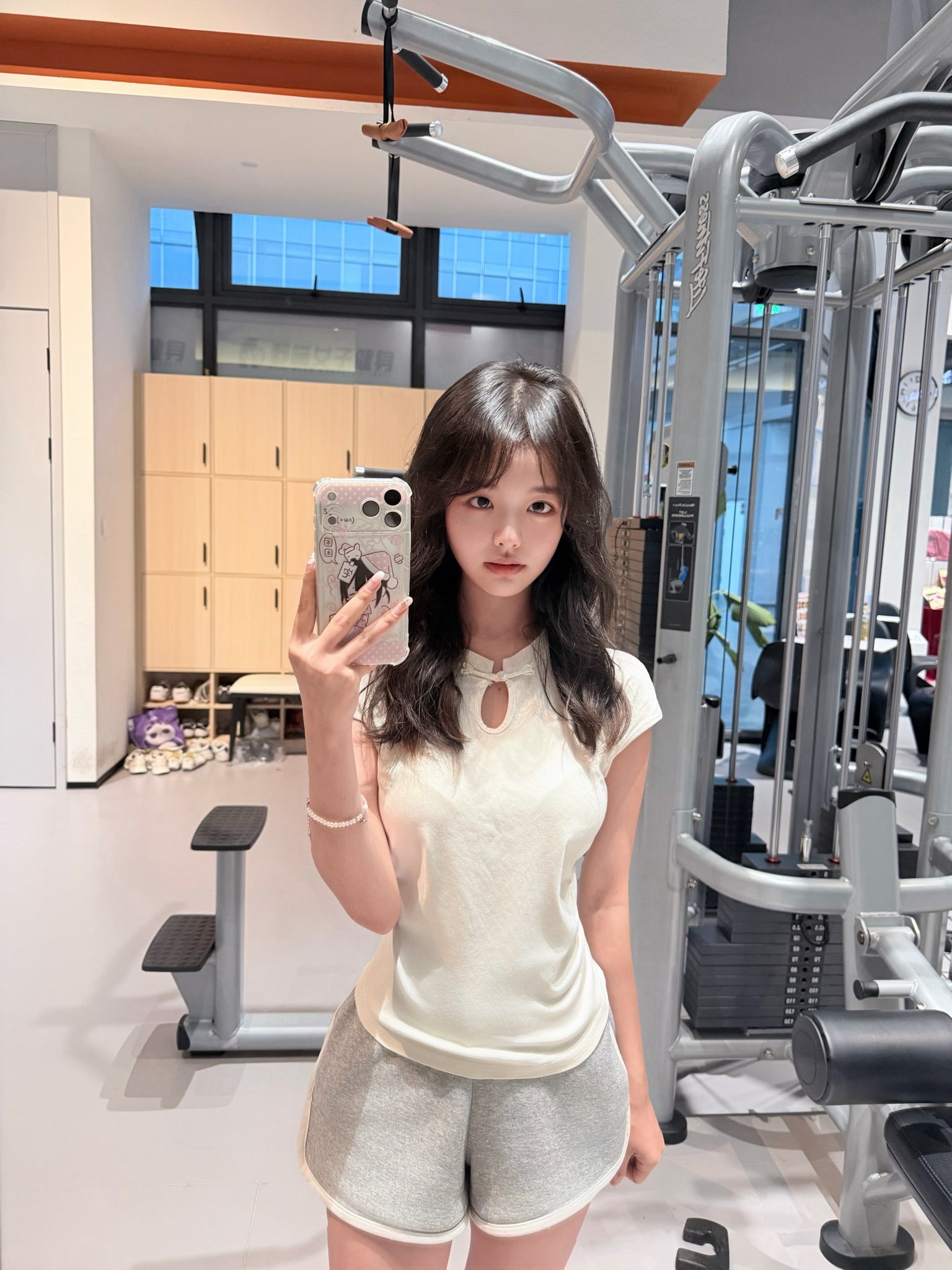 健身房里的颜值担当