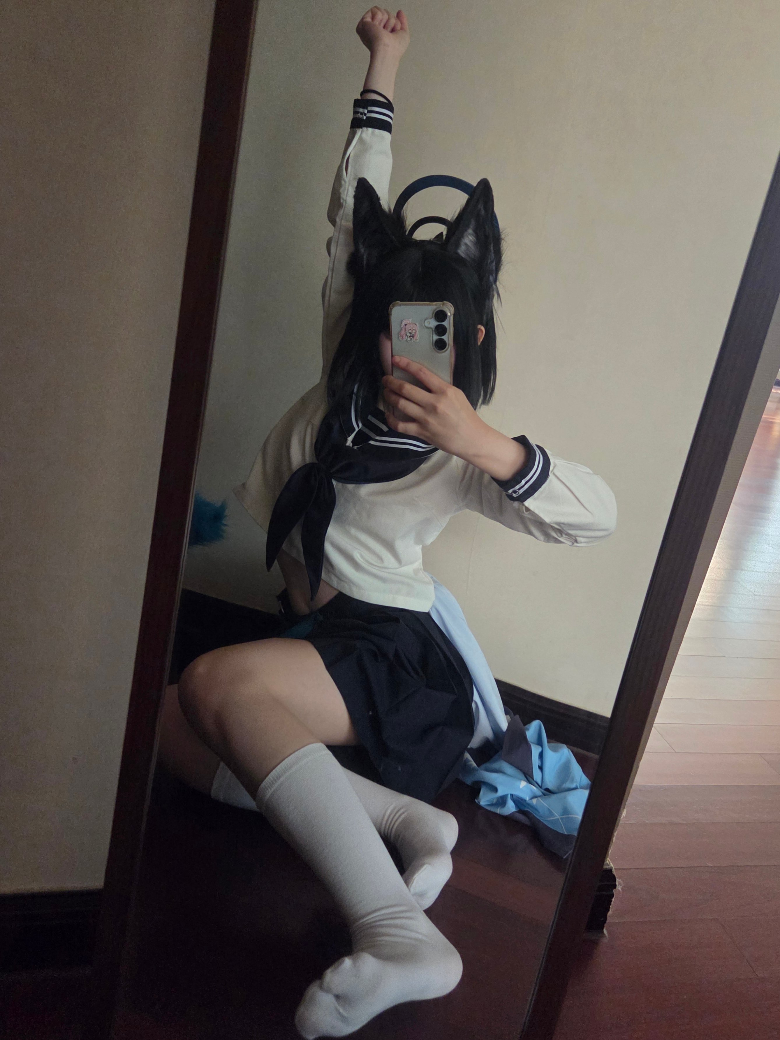 这姿势像在练咏春
