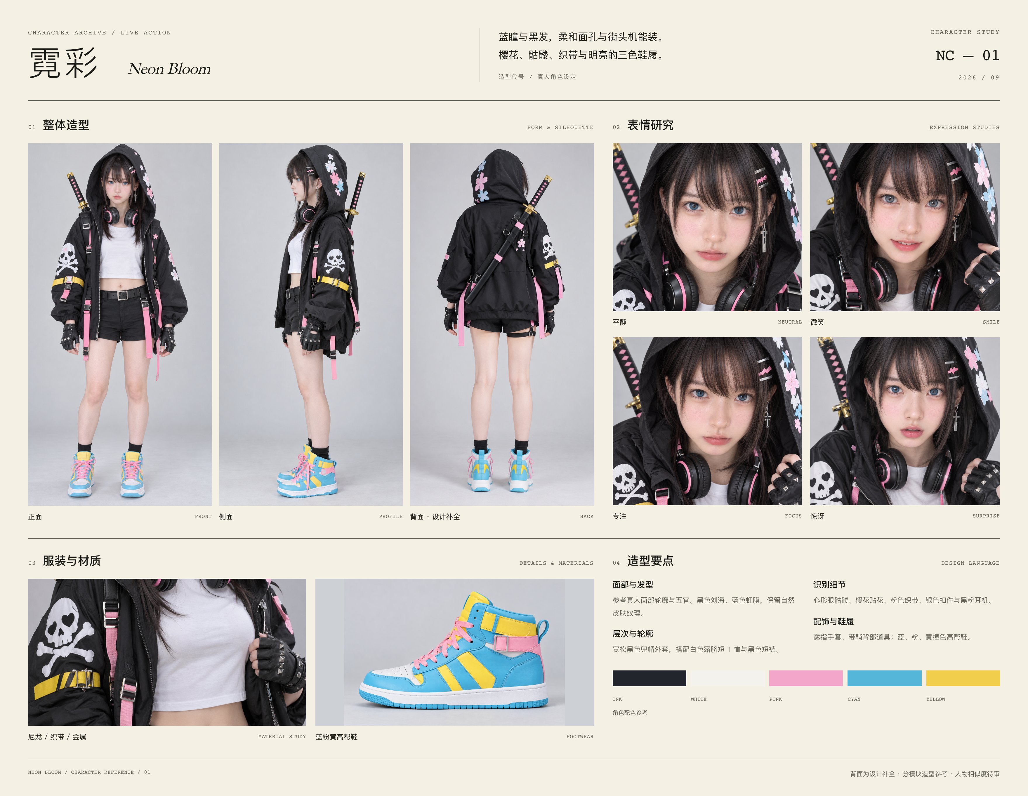 赛博朋克风少女变身手册