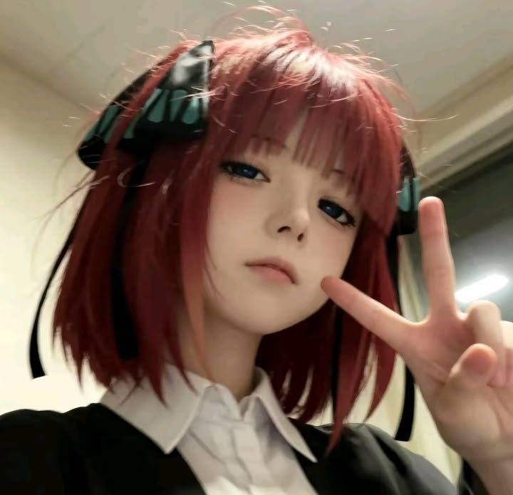 这发型像两片绿叶菜