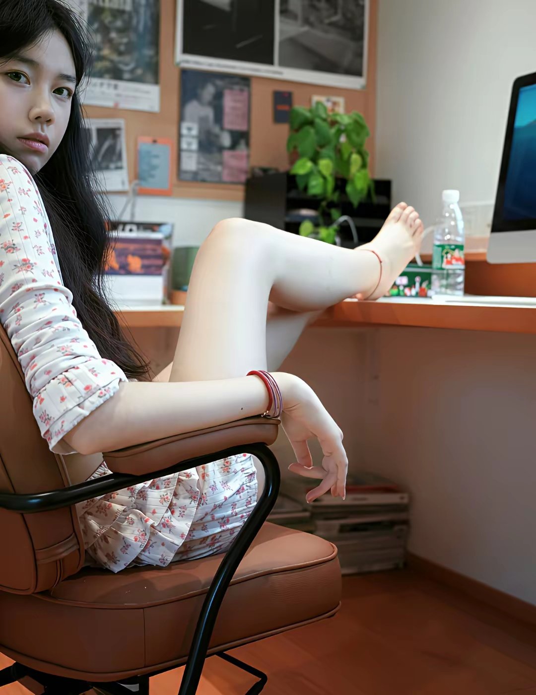这腿长得简直离谱