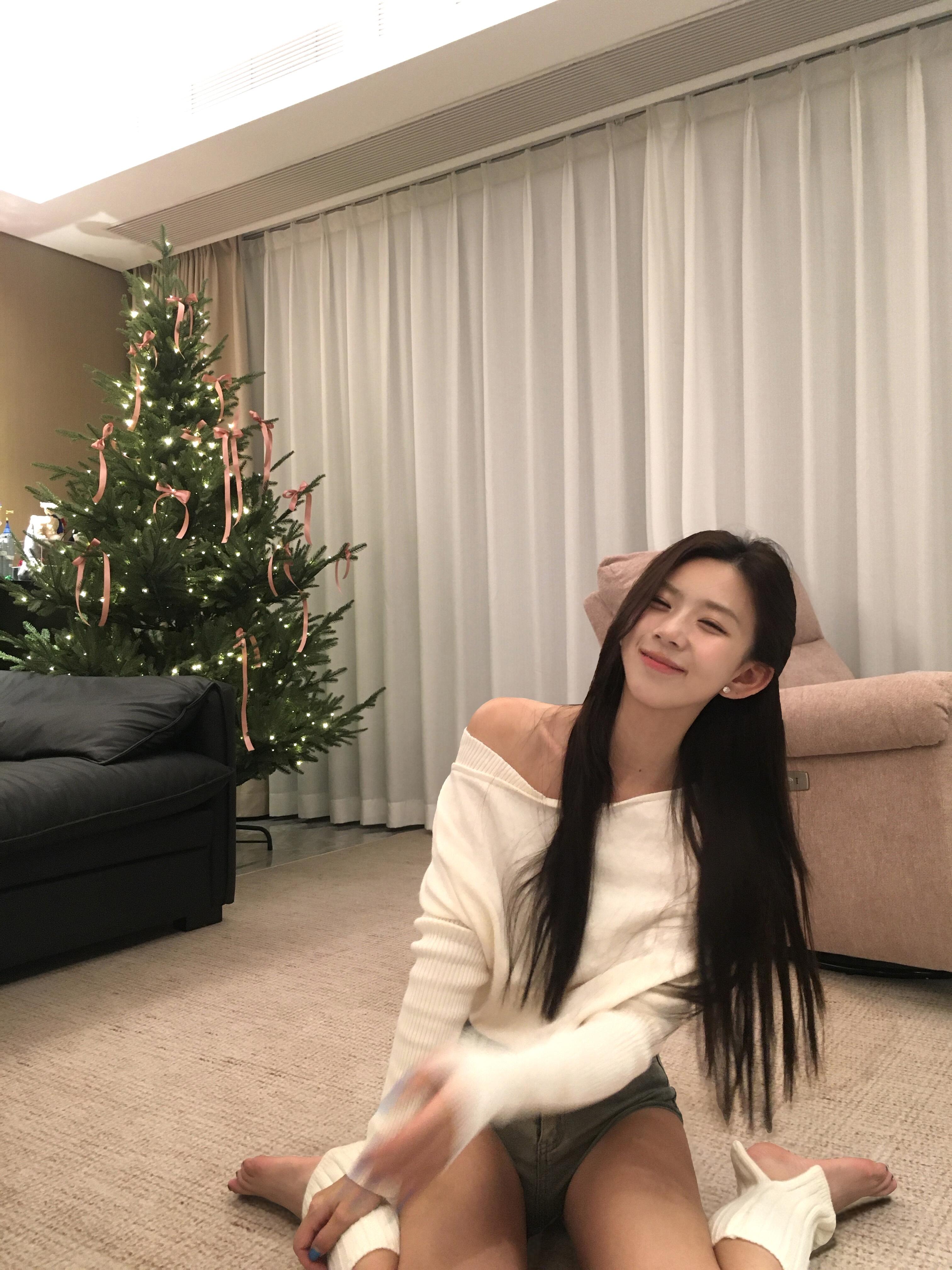 圣诞树还没我长