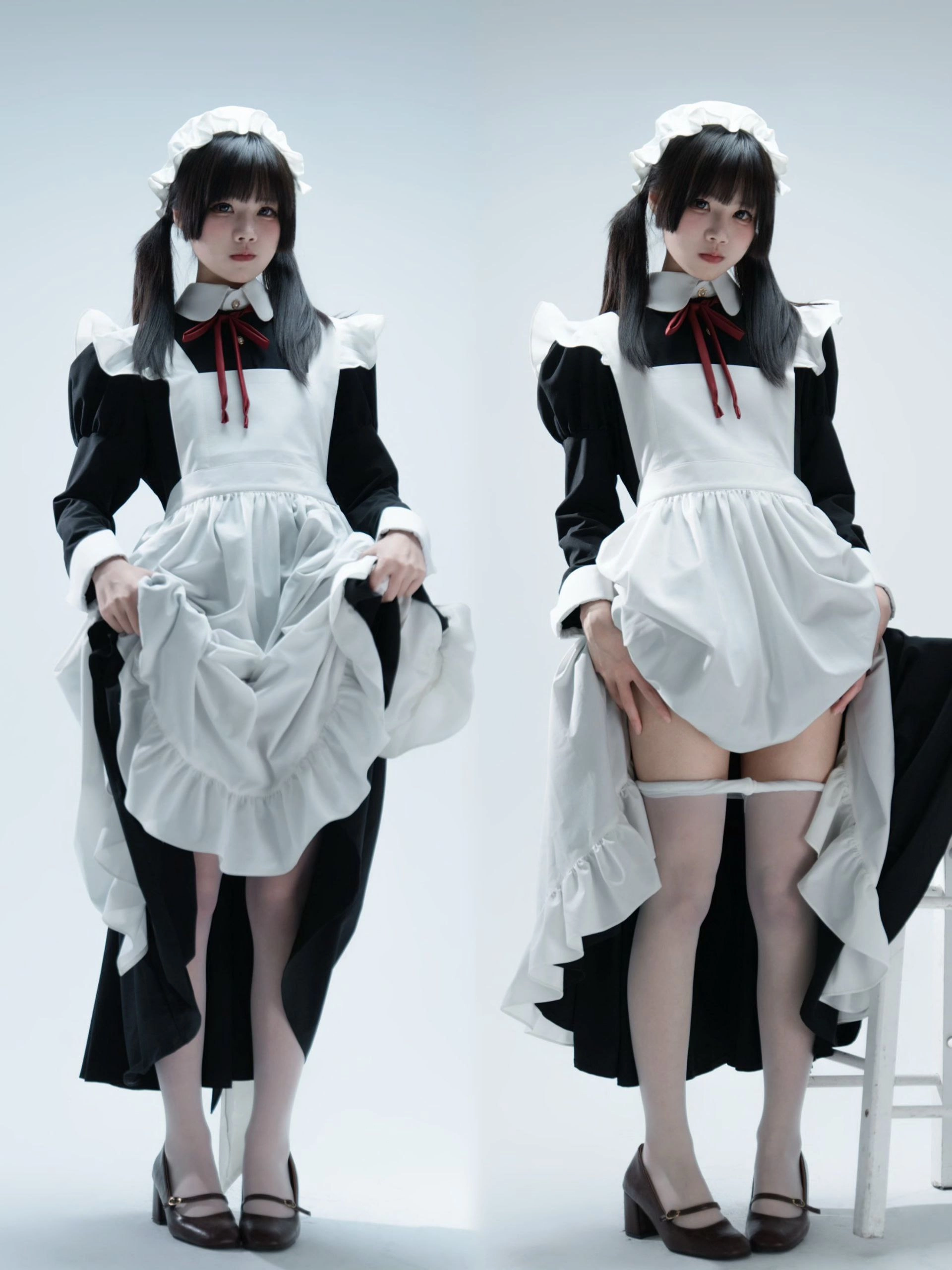 两个女士在女士服装。