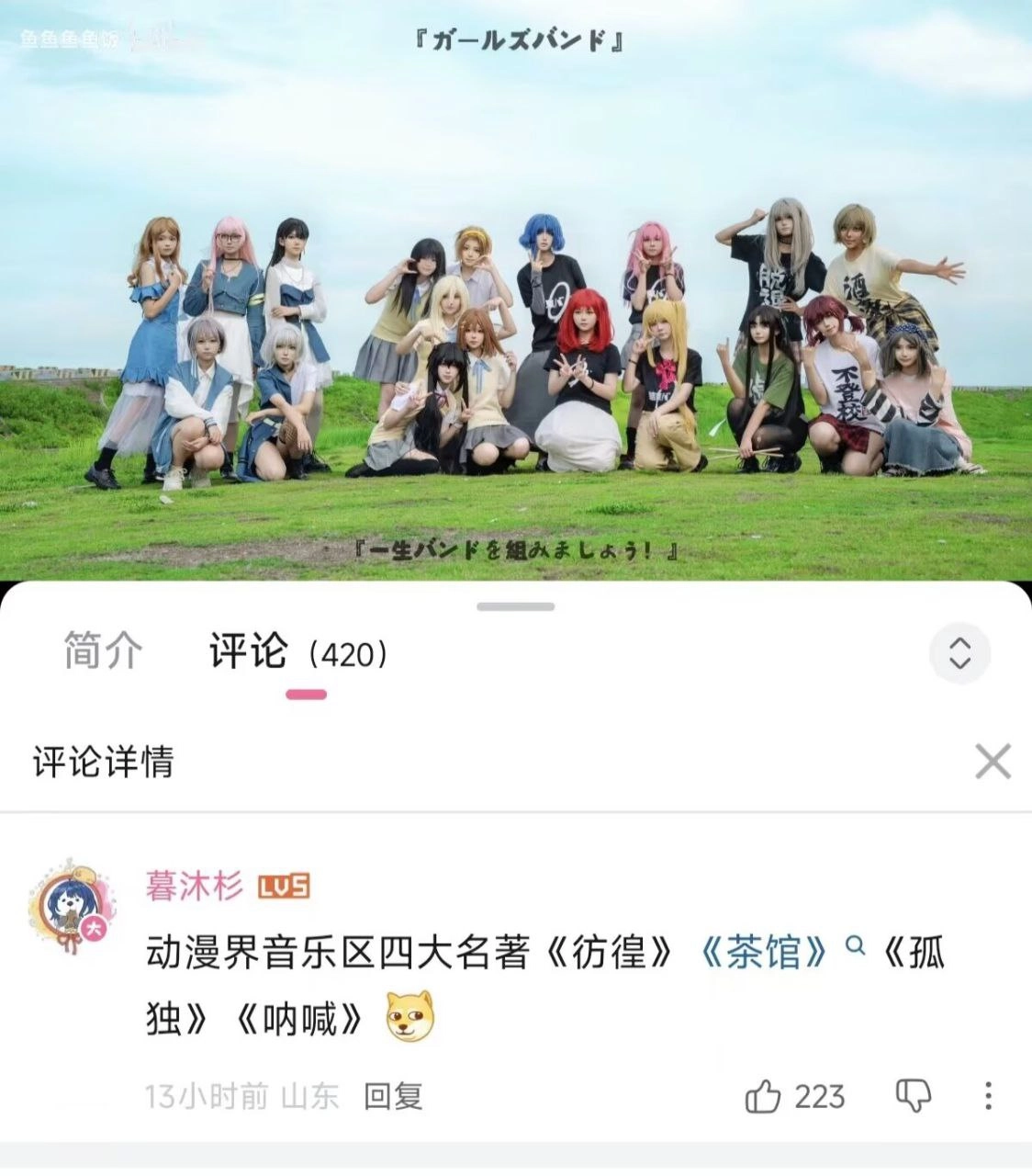 一群女孩为一张照片而立场。