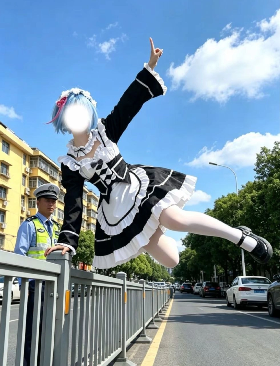 这腿长得有点离谱