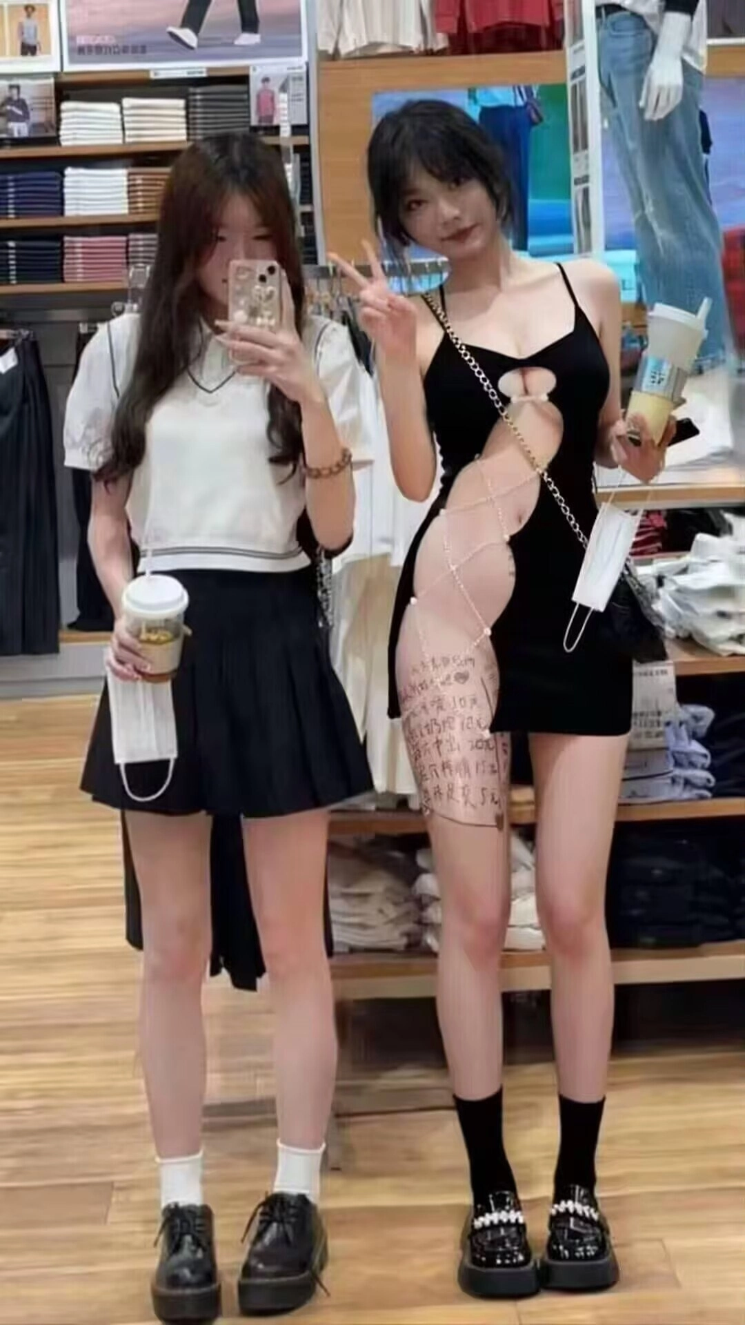 这件裙子穿得有点悬