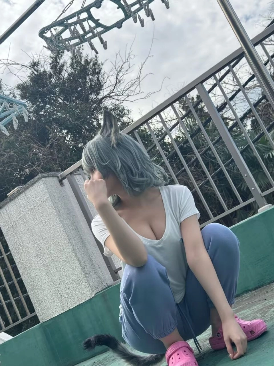 这头顶怎么长了猫耳朵