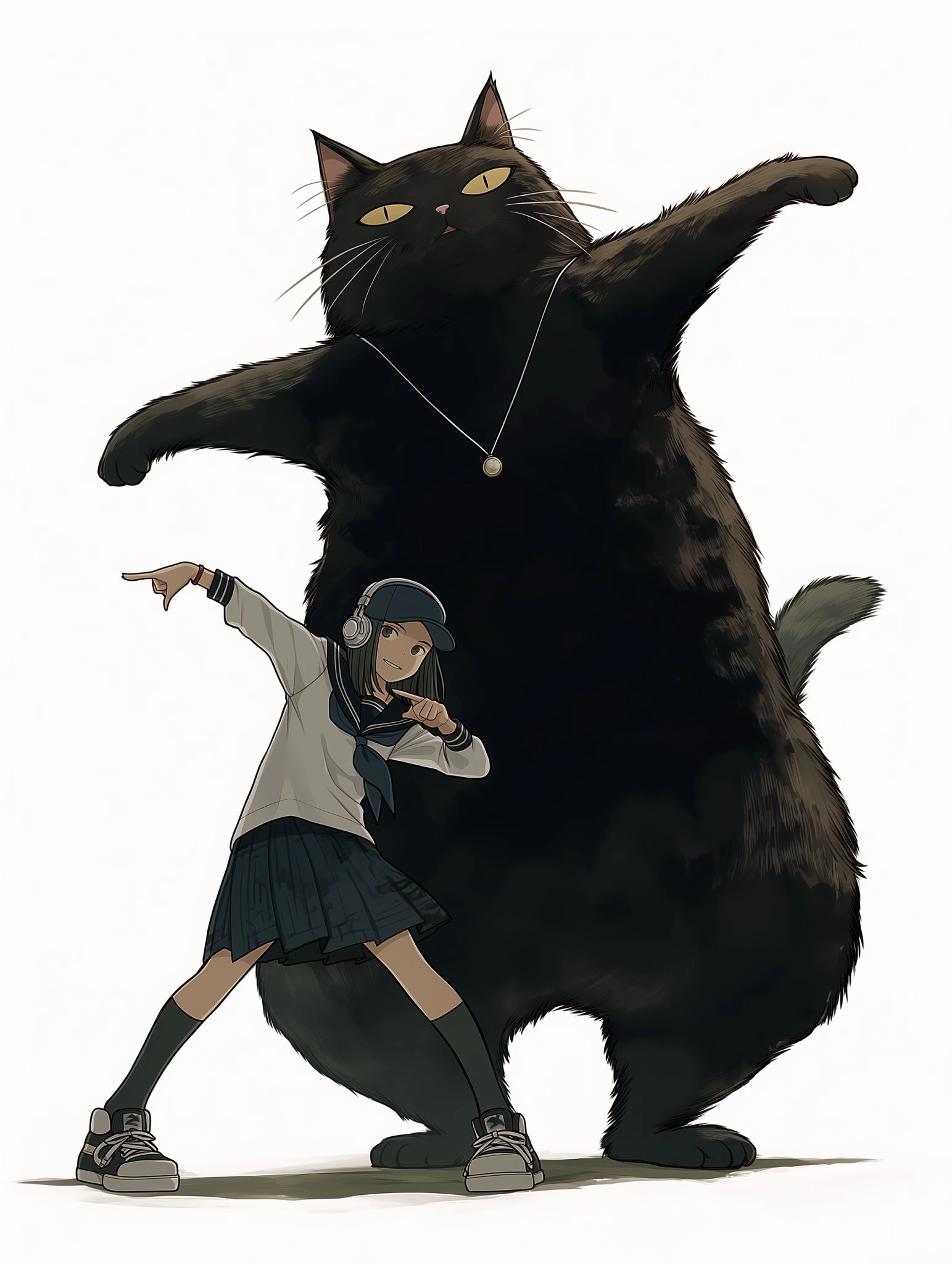 巨型黑猫带我飞