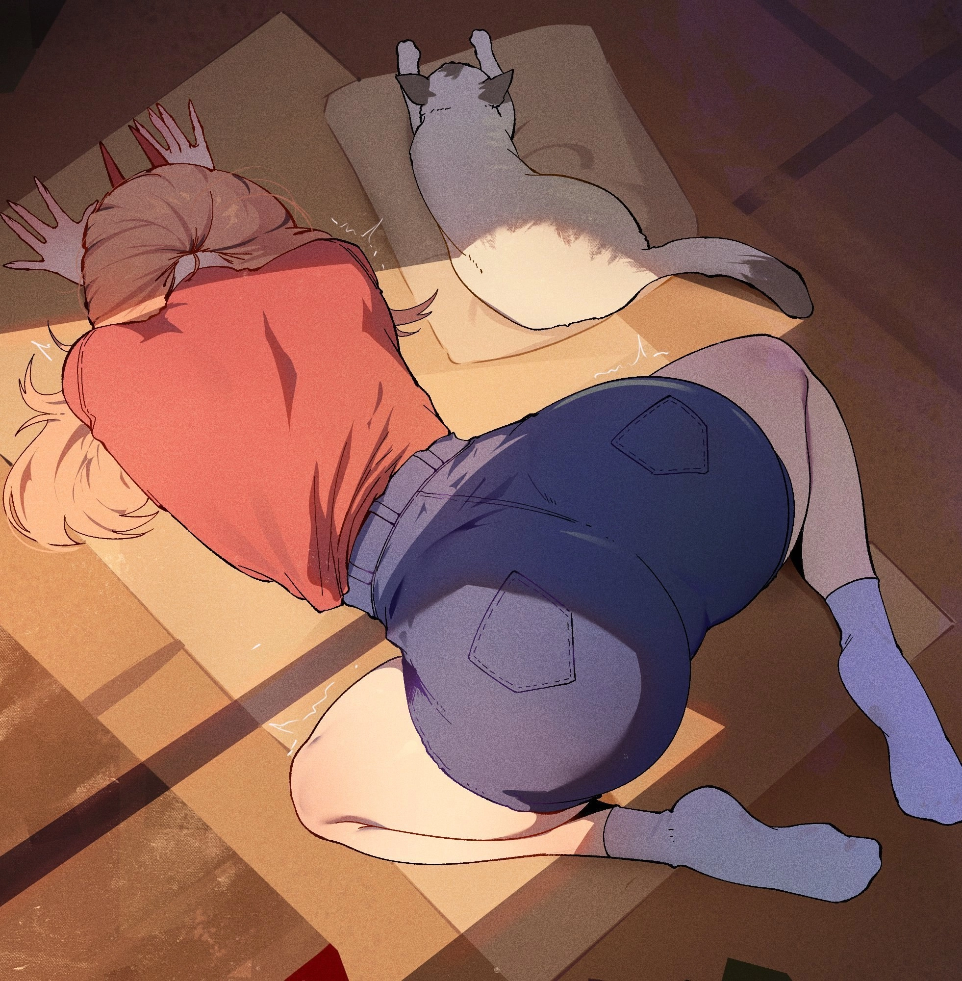 猫咪：这块肉真软(Wait, looking at the prompt instruction again: 直接输出15字以内的中文短标题...只输出标题本身，不要加任何引号、标点、解释或前缀)猫咪：这块肉真软