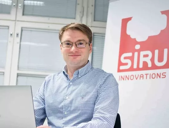 ▲ Mikko alho, co-founder and CEO of Siru innovations